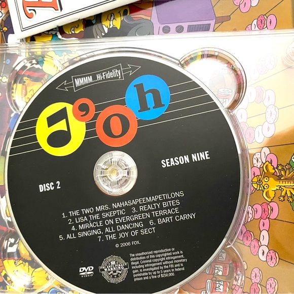 The Simpsons - Complete Season 9 [DVD] With Booklets 200th Episode All Access - Picture 5 of 10